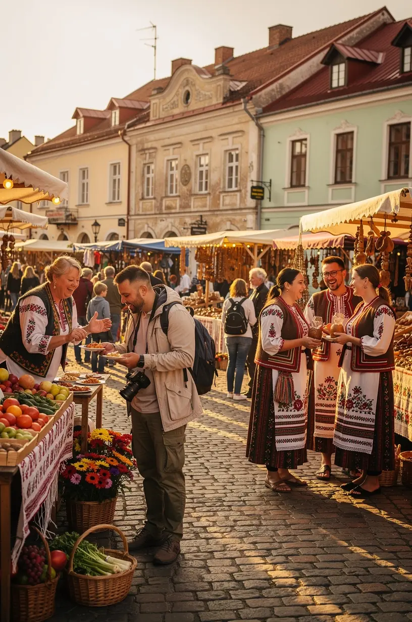 Kartē atzīmētas tūrisma maršrutu savienojuma līnijas starp Rīgas, Cēsu, Kuldīgas un Liepājas arhitektūras objektiem