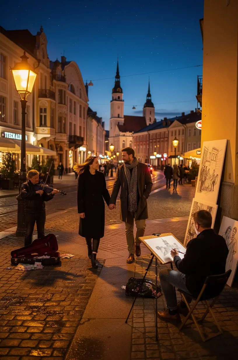 Skats uz Cēsu pilsdrupām un apkārtējo ainavu, kas ilustrē vēsturiskā centra nozīmīgumu un saglabāšanu